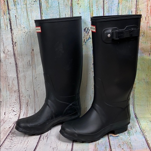 Hunter Tall Rain Boots - Picture 2 of 9